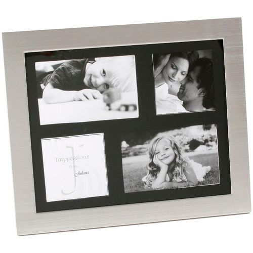Juliana Photo Frame Aluminium Collage with 4 Apertures NEW 20037