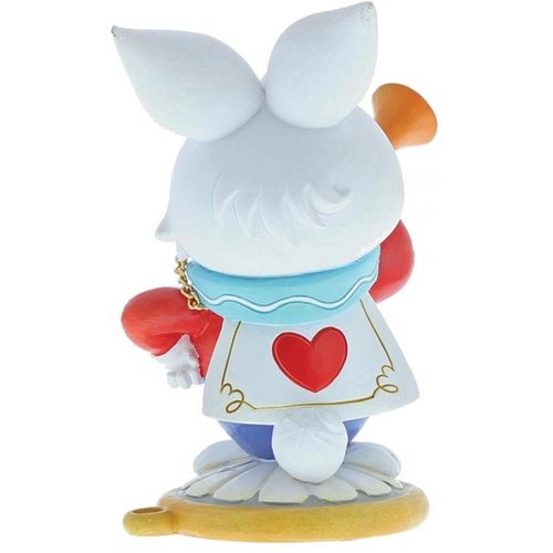 THE WHITE RABBIT FROM ALICE GLASS PAPERWEIGHT IN GIFT BOX HAND PAINTED IN UK