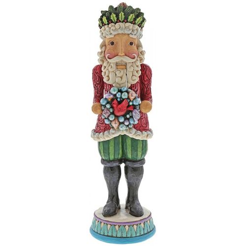 Enesco Jim Shore Heartwood Creek Holiday Lustre Nutcracker Figurine