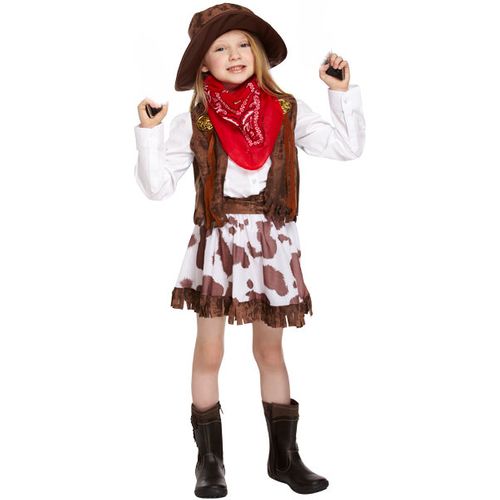 Childs Cowgirl Costume For Fancy Dress Age 10,12 Years